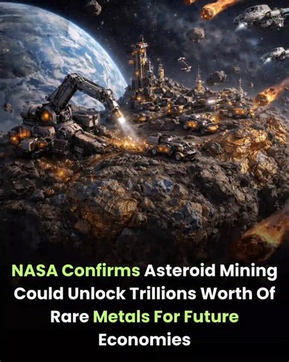 Knowledgeableworldd on Instagram: "*Asteroid Mining: A Promising Future* NASA scientists have confirmed that certain near-Earth asteroids are rich in valuable metals, including platinum, nickel, cobalt, and rare earth elements. These resources are crucial for advanced electronics, renewable energy systems, and aerospace manufacturing. Mining asteroids could reduce environmental impact and alleviate pressure on Earth's resources. *Key Benefits:* - Access to trillions of dollars' worth of resource