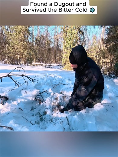 Surviving the Cold: Dugout Camping Adventure