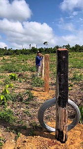 Como colocar arame na cerca sozinho | marcelocriador