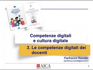 3. Competenze Digitali dei docenti - DigCompEdu