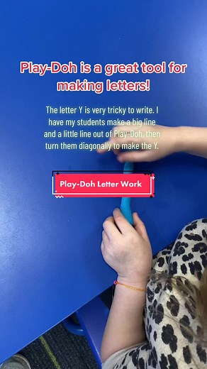 Play-Doh Letter Formation Activities for Preschoolers