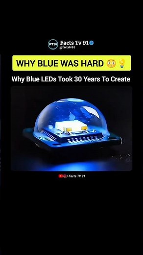 Why Blue LEDs Took 30 Years to Invent 💡
