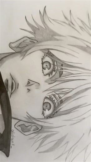 Gojo satoru fanart #animeeyes #gojosatoru #fanart #mangaart #jujutsukaisen #animeeart #drawing