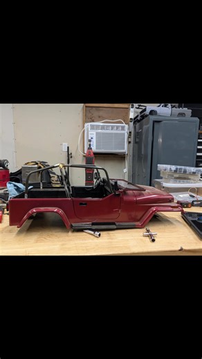 Brazing is done. Only one brace left to make. #rcmechanicgarage #rctruck #truckbuild #rollcage #RollBar #brazing #rcfabrication #notperfect #jeepwrangler #jeep #jeepyj #mashigan #RocHobby | RC Mechanic Garage