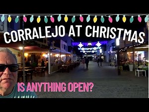 Corralejo Night Walk the Week Before Christmas