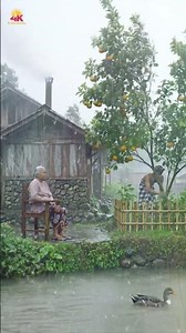 Best Rain Sounds for Sleeping | Real Heavy Rainstorm & Mighty Thunder in Front House | Relax, ASMR