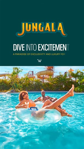 There’s a perfect plan for everyone at Jungala! Whether visiting with your partner, family, or friends, tailor your day with VIP cabana relaxation, high-adrenaline fun, and the natural beauty of Riviera Maya. Discover this unique oasis at VidantaWorld today. | Jungala Aqua Experience