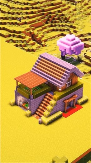 Noob Build House | Tutorial | Survival Build l Timelapse build l #minecraft