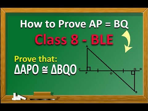 Congruent Triangles | how to prove sides of Two tringles are equal? class 8 Geometry theorem