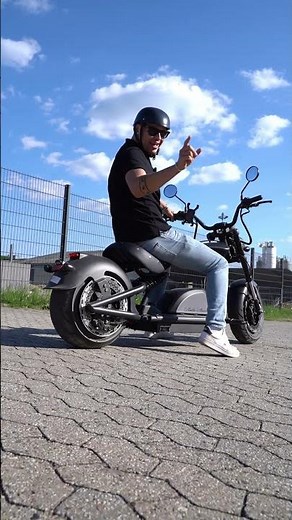 EINE TOP FEDERUNG auf dem E Chopper RAVEN von Elektroroller Futura, E-Roller 45 km/h Elektro Chopper