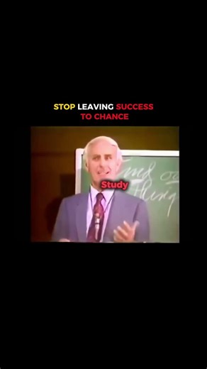 Stop Leaving Success to Chance | Jim Rohn #shorts