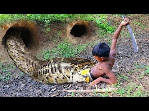 ANGRY SNAKE vs TRAIN | Stops The Train | BeamNG.Drive | Anaconda