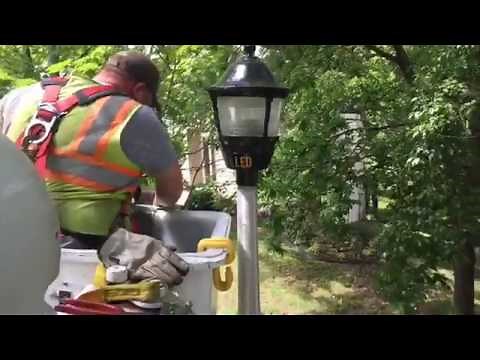 Installing New LED Streetlights with Public Works