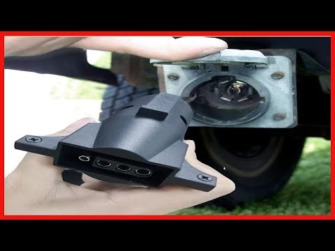 7 Pin To 4 Pin Trailer Adapter Plug For Easy And Reliable Towing