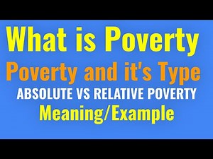 What is Poverty | Poverty and it's Types
