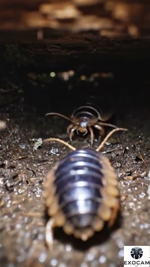 Attached a Micro-Camera to a Woodlouse: 48 Hours Inside the Colony (8K POV) #pov #wildlife