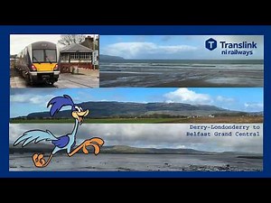 Derry~Londonderry to Belfast Grand Central by train in ten minutes!