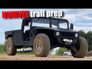 Humvee offroad build part 4! Stock seats are breaking my back!