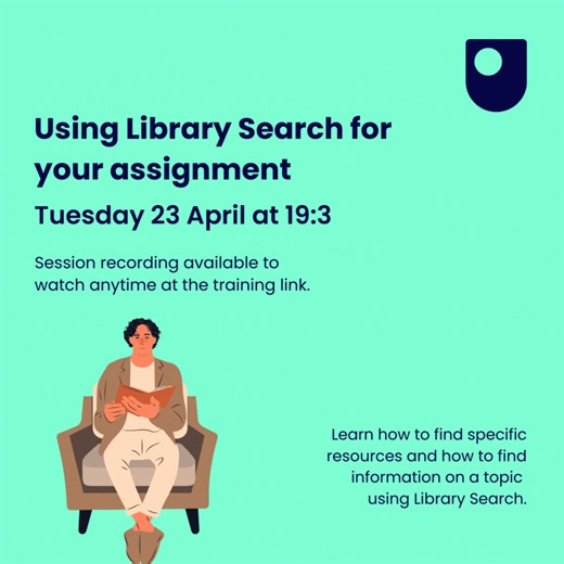 If you’re unsure how to use Library Search to find specific resources, such as e-books and e-journals, or are looking for help and support, tune into our online training session on Tuesday 23 April at 19:30 to learn more! A session recording is available if you’re unable to make it.  https://ow.ly/eytM50R45K9 #OUstudents | The Open University Library | Facebook