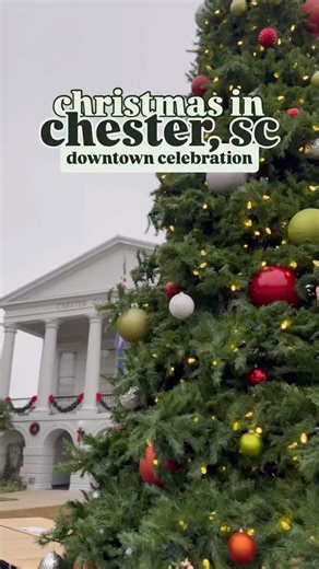 Thanks to Fort Mill Adventures for capturing the festive fun and small-town Christmas charm in downtown Chester! | Visit Chester County, South Carolina