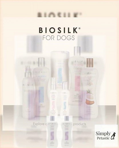 BioSilk Silk Therapy Whitening Dog Shampoo for Dogs - Pet Safe Grooming and Brightening Shampoo f...