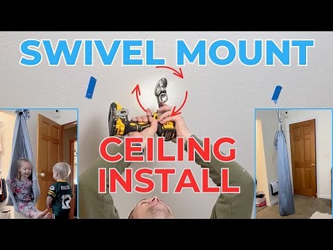 How to Attach a Swivel Mount to the Ceiling