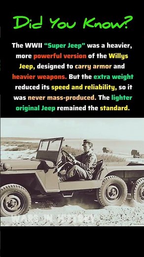 Willy's Super Jeep 6×6 #ww2