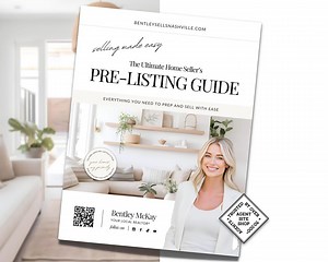 Pre-listing Guide | Listing Presentation | Canva Template | Home Seller Guide | Seller Roadmap | Listing Consultation | Listing Packet - Etsy