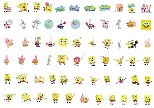 Digital SVG PNG Bundle | Spongebob Svg | Cricut | Instant Download | Kids Party Decor - Etsy