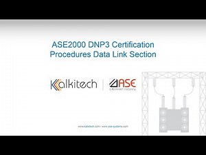 ASE2000 DNP3 Certification Procedures Data Link Section
