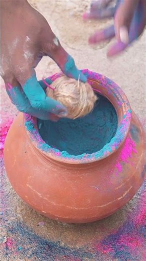 Cracker VS colour powder 💯🤯 #shorts