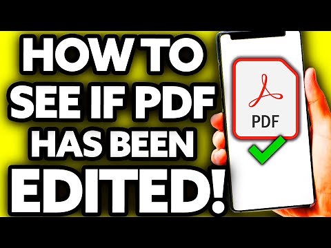 How To See If a PDF Has Been Edited [Very Easy!]