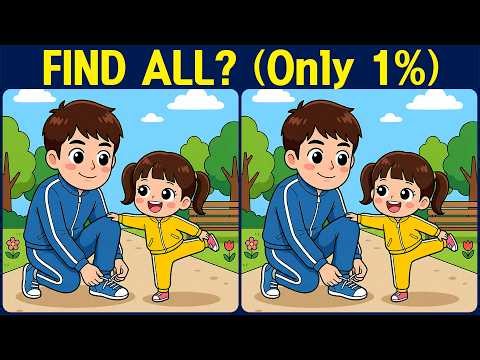 [Spot the Difference Brain Training] Try this slightly tricky puzzle.