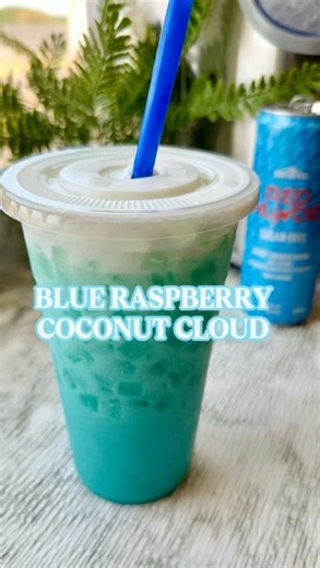 Blue Raspberry Coconut Energy Drink 💙🥥 | 7 Brew Inspired