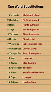 152K views · 661 reactions | One Word Substitutions in English #English #vocabulary #words #vocabularywords #learnenglish #englishteacher #vocabularybuilding | Super English Grammar | Facebook