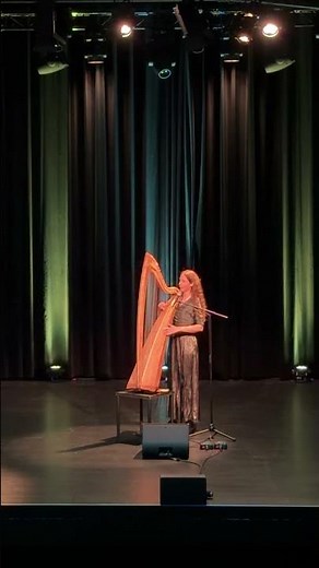 "Evening Rise" at Märchenzeit Offenburg #harp #celticharp #harpsong