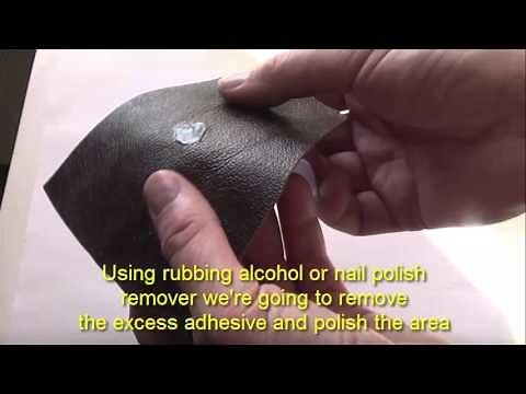 How to repair a leather hole using Leather Repair Doctor