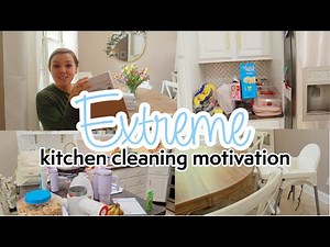 Extreme Kitchen Cleaning Motivation | Kitchen Clean With Me