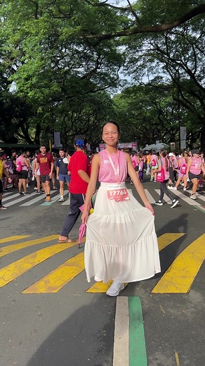 im just a girl 🎀💗🤍💝✨ Womens Run 10km in a cutesy skirt, very demure, very mindful Coquette and Runner girlie @Women's Run PH #runtok #running #training #fypppppppppppppp #runph #funrun #WomensRun