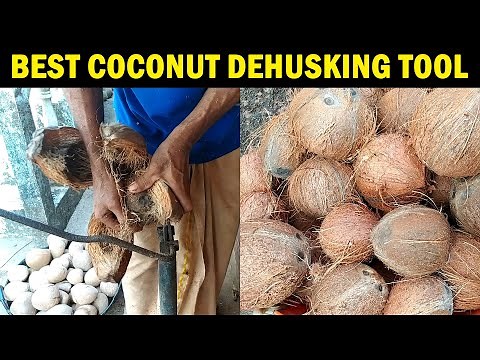 Manual Coconut Dehusking Tool | Hand operated Coconut Peeling Tool | Coconut Dehusker Machine