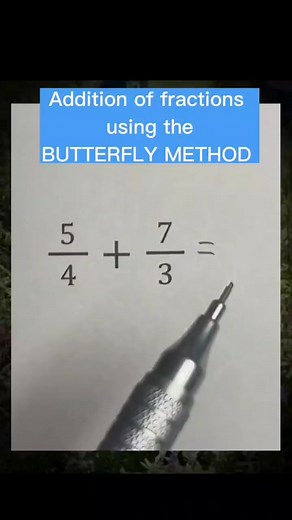 14K views · 300 reactions | Addition of fractions using the butterfly method #learnonreels #learning #math #educational #studentlife #foryoupage #education #learn #fyp #ctto | Life's Numbers and Letters | Facebook