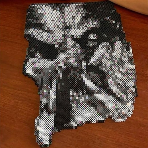 The Predator | Predator Inspired Perler Art #fanart #cosplay #pixelart