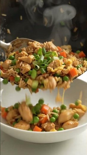 Delicious Chicken Fried Rice | Easy & Flavorful Homemade Recipe #ChickenFriedRice #friedrice