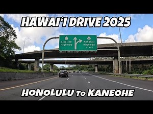 Hawaii Driving 2025 | Moiliili | Downtown Honolulu | Kalihi | Kaneohe | Likelike Hwy | May 21, 2025