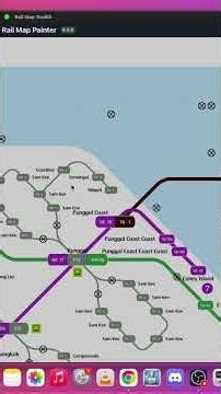 Changing the MRT map based on your comments Day 9. #mrt #smrt #singapore #map