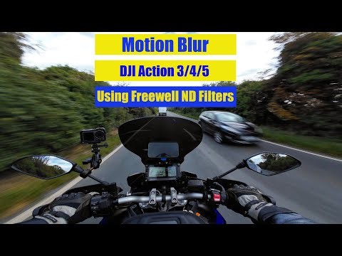 Motion Blur On DJI Action 3/4/5 Cameras Using Freewell ND Filters