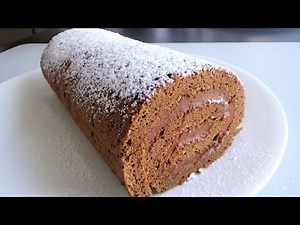 Chocolate Cake Roll - Yule Log
