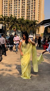 109K views · 516 reactions | Gotta fix the saree first. Isha Talwar on the Indian Idol sets for the promotions of her new series | Voompla | Facebook