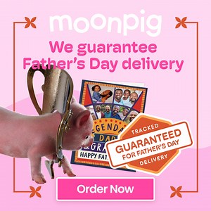 Only 2 days to go! 💌 Don't panic - we've got guaranteed delivery on cards and gifts, so you can still nail Father's Day. Shop now: https://bit.ly/3SGronD #Moonpig #FathersDay | Moonpig