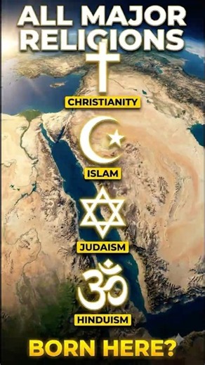 Why Major Religion Began in the Same Place? #history